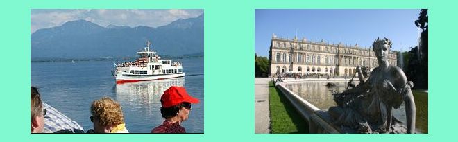 in battello sul Chiemsee _ nel castello Herrenchiemsee